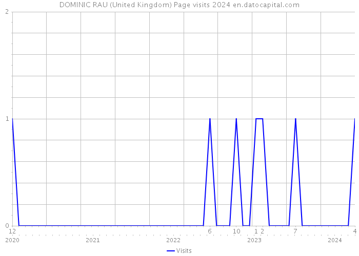 DOMINIC RAU (United Kingdom) Page visits 2024 