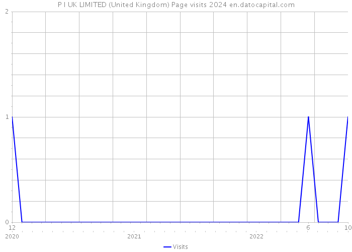 P I UK LIMITED (United Kingdom) Page visits 2024 