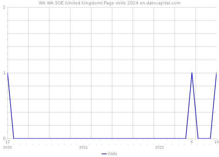 WA WA SOE (United Kingdom) Page visits 2024 