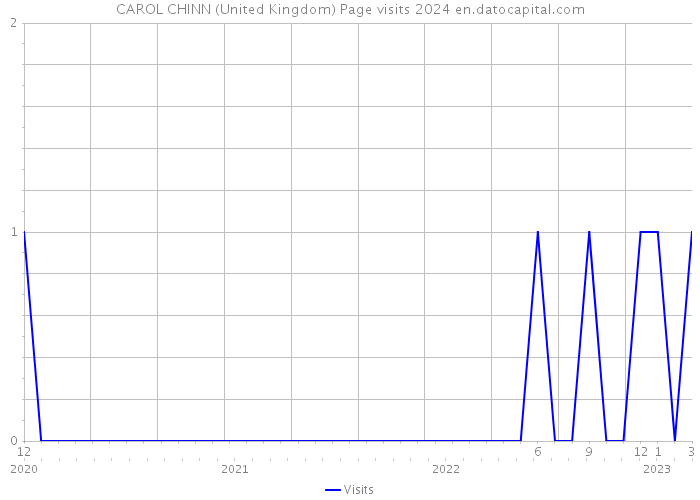 CAROL CHINN (United Kingdom) Page visits 2024 