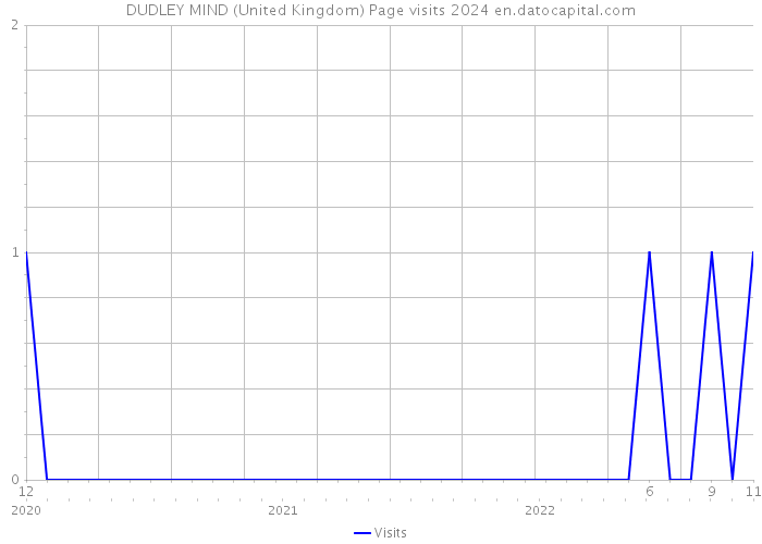 DUDLEY MIND (United Kingdom) Page visits 2024 