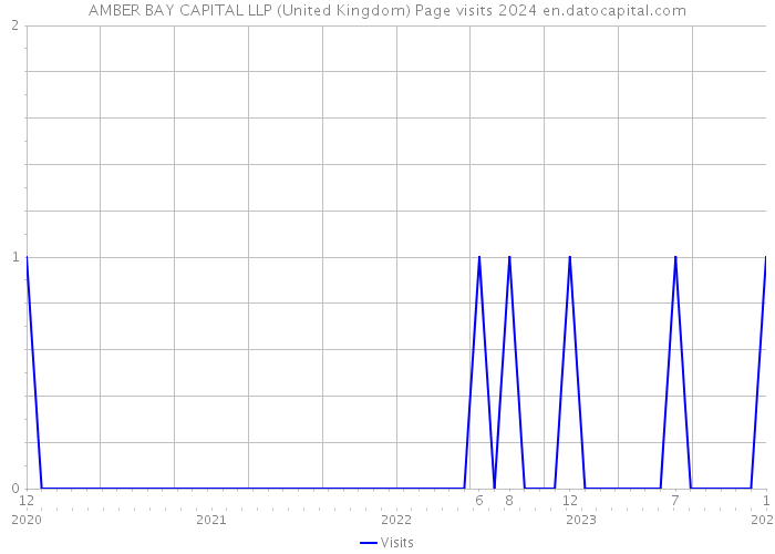 AMBER BAY CAPITAL LLP (United Kingdom) Page visits 2024 