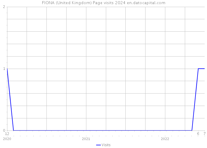 FIONA (United Kingdom) Page visits 2024 