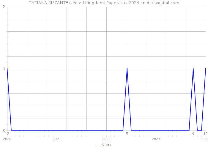 TATIANA RIZZANTE (United Kingdom) Page visits 2024 