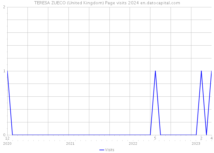 TERESA ZUECO (United Kingdom) Page visits 2024 