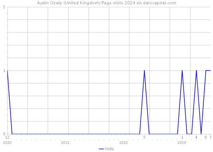 Aydin Ozalp (United Kingdom) Page visits 2024 