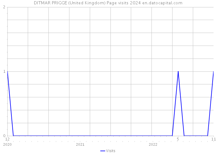 DITMAR PRIGGE (United Kingdom) Page visits 2024 