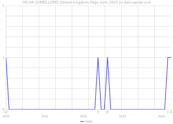 OSCAR GOMES LOPES (United Kingdom) Page visits 2024 