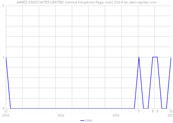 JAMES ASSOCIATES LIMITED (United Kingdom) Page visits 2024 