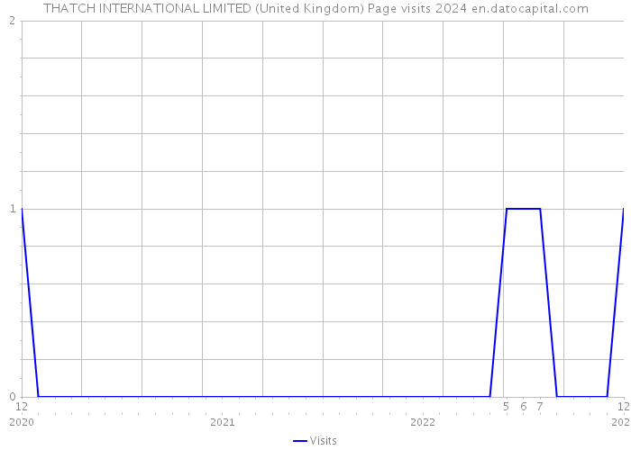 THATCH INTERNATIONAL LIMITED (United Kingdom) Page visits 2024 