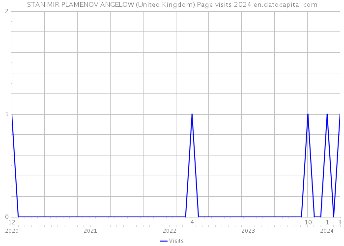STANIMIR PLAMENOV ANGELOW (United Kingdom) Page visits 2024 