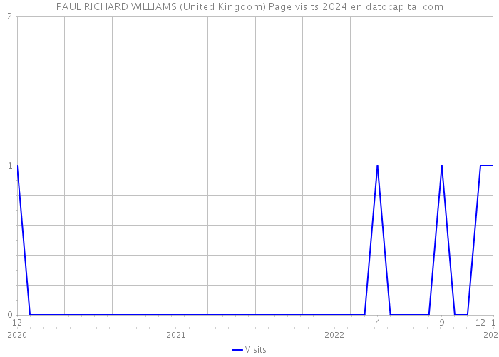 PAUL RICHARD WILLIAMS (United Kingdom) Page visits 2024 