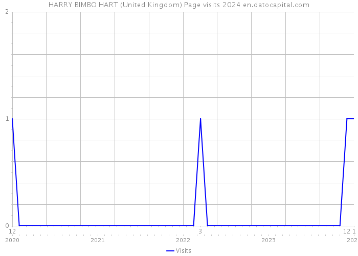 HARRY BIMBO HART (United Kingdom) Page visits 2024 