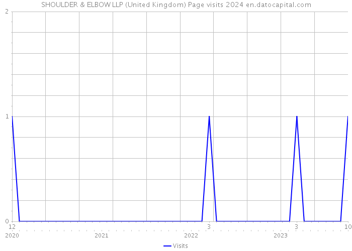 SHOULDER & ELBOW LLP (United Kingdom) Page visits 2024 