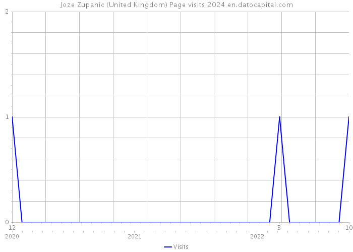 Joze Zupanic (United Kingdom) Page visits 2024 