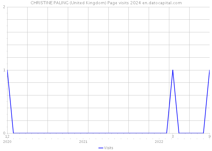 CHRISTINE PALING (United Kingdom) Page visits 2024 