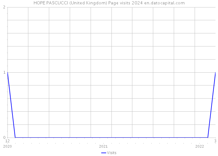 HOPE PASCUCCI (United Kingdom) Page visits 2024 