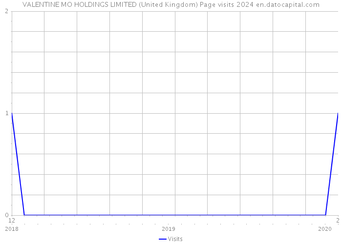 VALENTINE MO HOLDINGS LIMITED (United Kingdom) Page visits 2024 