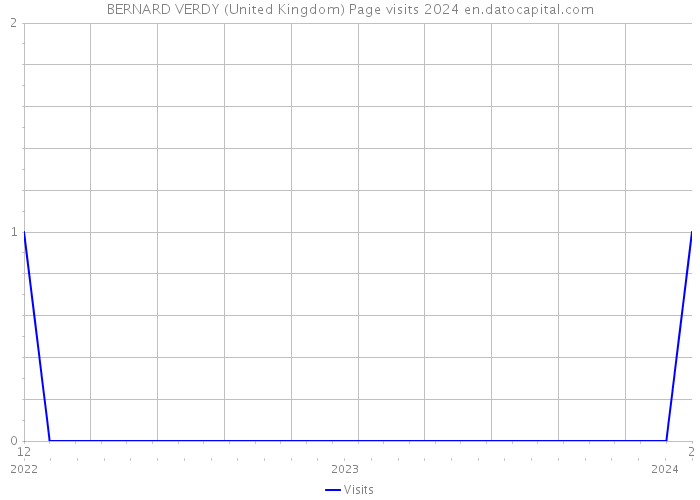 BERNARD VERDY (United Kingdom) Page visits 2024 