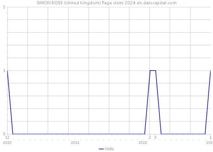 SIMON ROSS (United Kingdom) Page visits 2024 