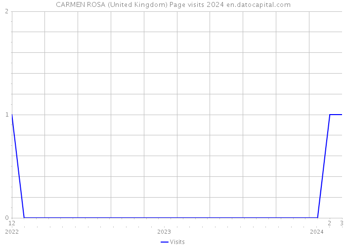 CARMEN ROSA (United Kingdom) Page visits 2024 