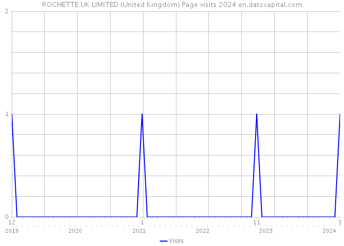 ROCHETTE UK LIMITED (United Kingdom) Page visits 2024 