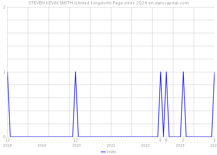 STEVEN KEVIN SMITH (United Kingdom) Page visits 2024 