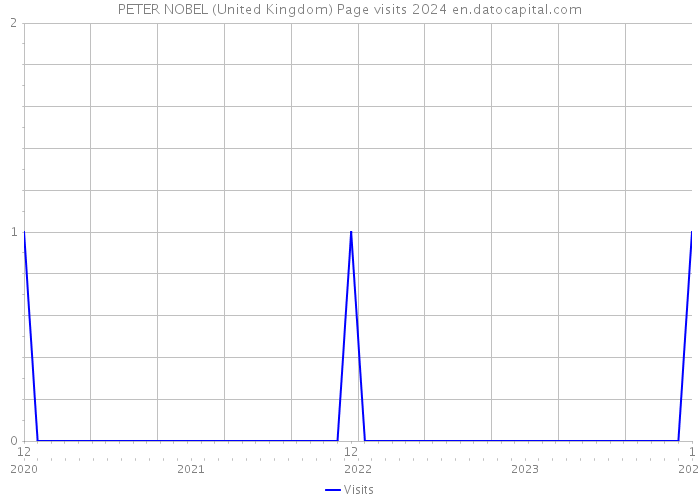 PETER NOBEL (United Kingdom) Page visits 2024 
