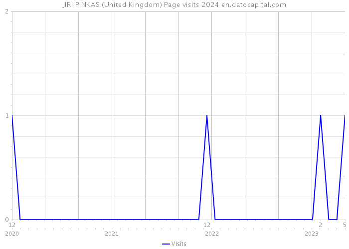 JIRI PINKAS (United Kingdom) Page visits 2024 