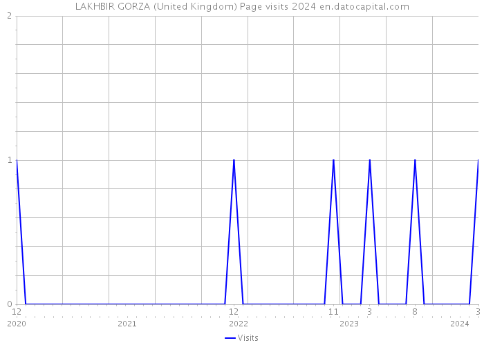 LAKHBIR GORZA (United Kingdom) Page visits 2024 