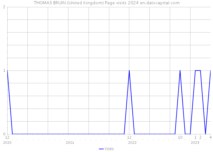 THOMAS BRUIN (United Kingdom) Page visits 2024 