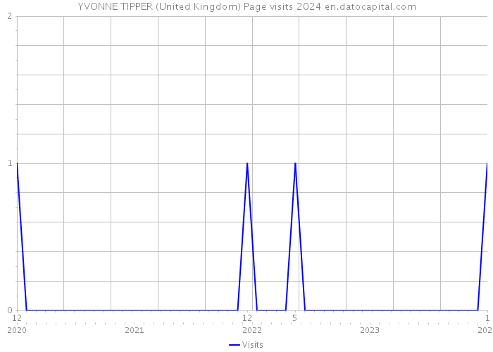 YVONNE TIPPER (United Kingdom) Page visits 2024 