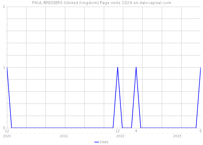 PAUL BRESSERS (United Kingdom) Page visits 2024 