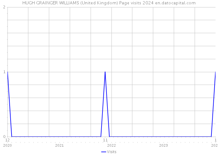HUGH GRAINGER WILLIAMS (United Kingdom) Page visits 2024 