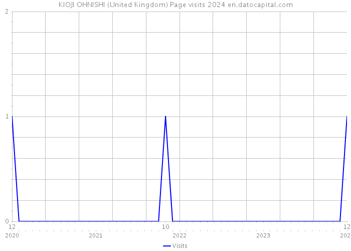 KIOJI OHNISHI (United Kingdom) Page visits 2024 