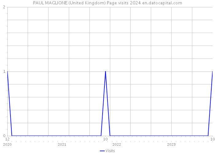 PAUL MAGLIONE (United Kingdom) Page visits 2024 