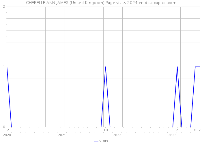 CHERELLE ANN JAMES (United Kingdom) Page visits 2024 