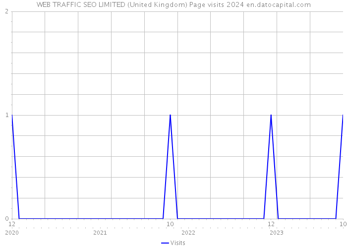 WEB TRAFFIC SEO LIMITED (United Kingdom) Page visits 2024 