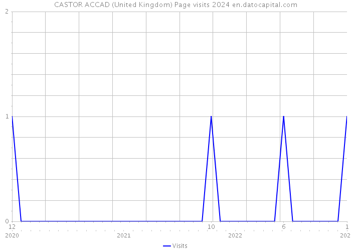 CASTOR ACCAD (United Kingdom) Page visits 2024 