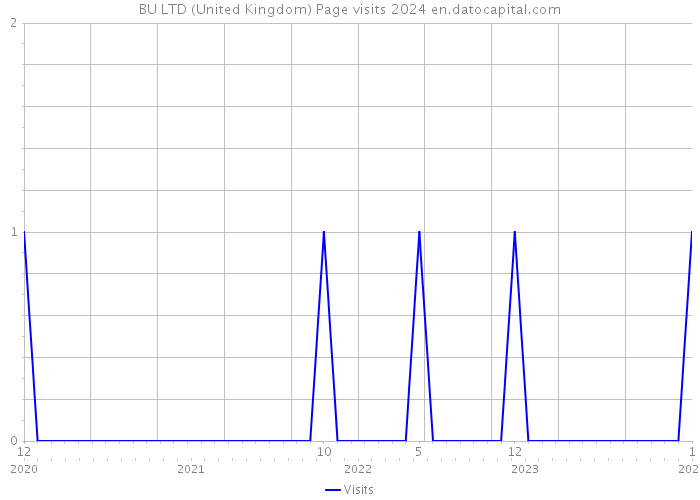 BU LTD (United Kingdom) Page visits 2024 
