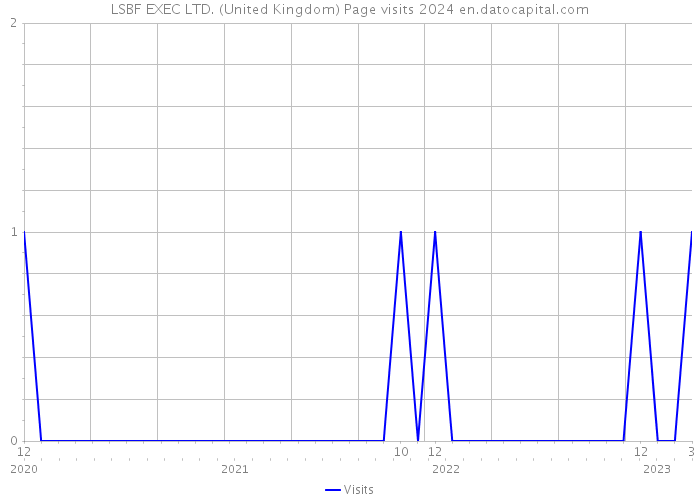 LSBF EXEC LTD. (United Kingdom) Page visits 2024 