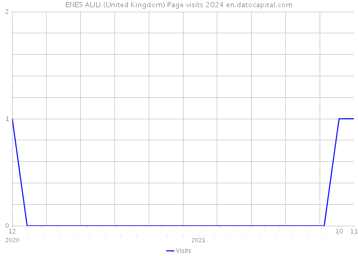 ENES ALILI (United Kingdom) Page visits 2024 