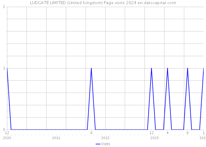 LUDGATE LIMITED (United Kingdom) Page visits 2024 