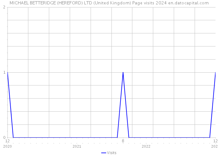 MICHAEL BETTERIDGE (HEREFORD) LTD (United Kingdom) Page visits 2024 