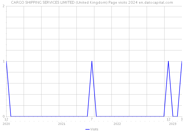 CARGO SHIPPING SERVICES LIMITED (United Kingdom) Page visits 2024 