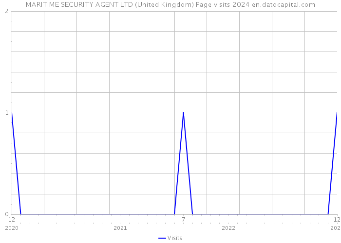 MARITIME SECURITY AGENT LTD (United Kingdom) Page visits 2024 