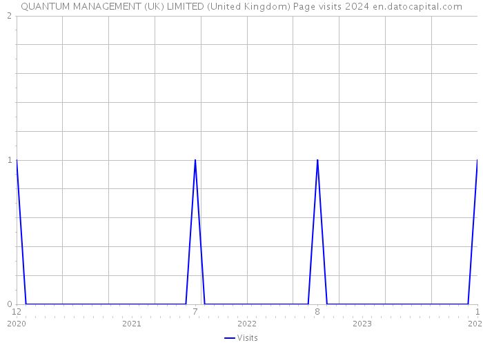 QUANTUM MANAGEMENT (UK) LIMITED (United Kingdom) Page visits 2024 