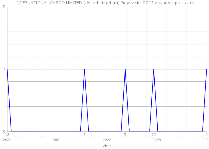 INTERNATIONAL CARGO LIMITED (United Kingdom) Page visits 2024 