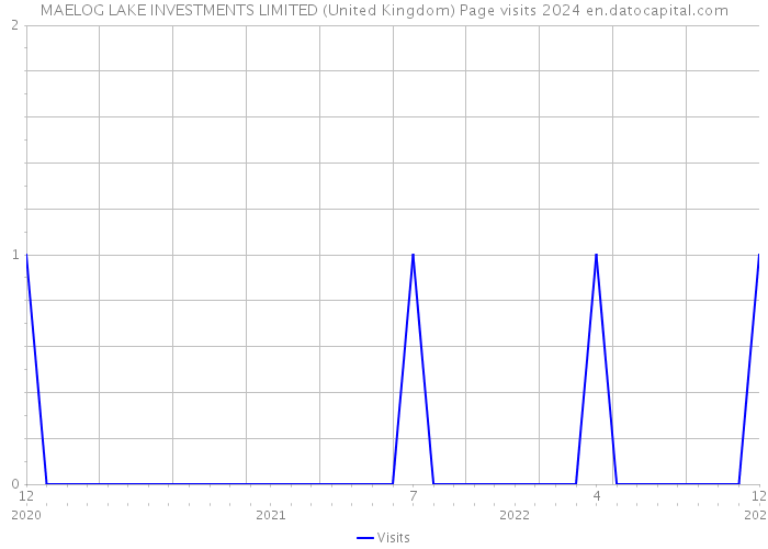 MAELOG LAKE INVESTMENTS LIMITED (United Kingdom) Page visits 2024 
