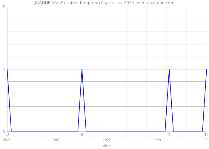 JOANNE VANE (United Kingdom) Page visits 2024 